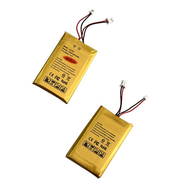 2500mAh 3.7V Rechargeable Battery for PS4/Pro Controller Accessories Replacement Battery