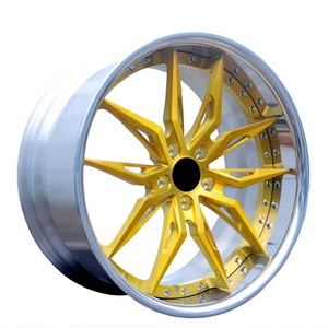 Pintura completa dorada 22 pulgadas 5 agujeros 5x112 monobloque superventas <span class=keywords><strong>llantas</strong></span> de coche forjadas - Product Image 1