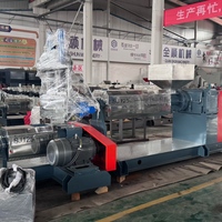 Extrudeuse de granulés de plastique recyclé PP PE ABS PVC personnalisée 380V 200-1000kg/h, machine à granulés à double vis, garantie 1 an