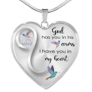 <span class=keywords><strong>Nana</strong></span> amor corazón colgante joyería Acero inoxidable serpiente cadena nieta oso corazón colgante collar de abuela - Product Image 4