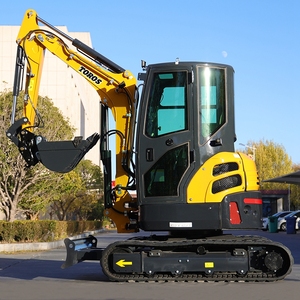 จัดส่งฟรี 3.5 ตันรถขุดขนาดเล็ก Digger CE/EPA/ยูโร 5 จีนขายส่ง Excavadora ขนาดกะทัดรัดราคาถังนิ้วหัวแม่มือสําหรับขาย - Product Image 3