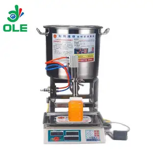 Máquina de llenado de líquido viscoso, semiautomática, dispensador de líquido grueso