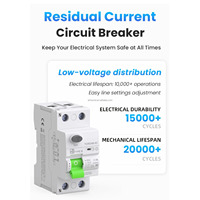 Stations de charge photovoltaïques RCCB TORD4B63 2P/4P Disjoncteur différentiel de type B électromagnétique Disjoncteur de fuite à la terre