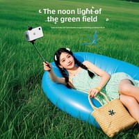 Lit d'air gonflable portable pour camping en plein air avec logo personnalisé, pour personnes paresseuses, en Oxford 210D, pour plage, herbe, parcs, festivals de musique