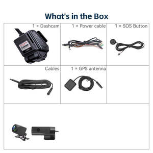 Nueva Cámara de Video para Auto 2026, 2K 1080P, 3 Canales, Doble Lente, ADAS, DSM, 4G, WIFI, GPS, IA, Grabadora de Video, Caja Negra para Auto, Camioneta, Taxi - Product Image 2