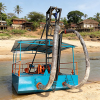 Drague mobile pour le dragage des marais et des zones humides