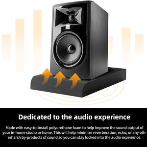 Tapis d'isolation de moniteur de studio au design moderne <span class=keywords><strong>Mousse</strong></span> <span class=keywords><strong>acoustique</strong></span> pour équipement de haut-parleur de moniteur de studio Amortissement du son - Product Image 3