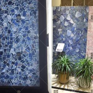 Losas de aventurina azul, película translúcida para encimeras de labradorita de suelo de vidrio, muebles de lujo - Product Image 6