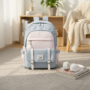 Sac à dos scolaire pour adolescentes, très tendance, de haute qualité, imperméable, grande capacité, léger - Product Image 1