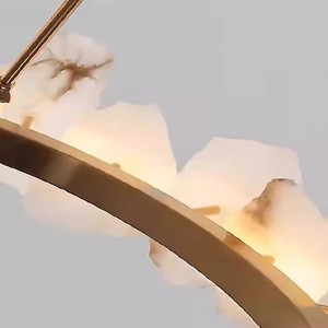 Illuminazione da <span class=keywords><strong>Cucina</strong></span> Moderna e Lussuosa <span class=keywords><strong>per</strong></span> Casa Lampada <span class=keywords><strong>a</strong></span> <span class=keywords><strong>Sospensione</strong></span> Rettangolare in Marmo Naturale <span class=keywords><strong>LED</strong></span> Lampadario in Alabastro - Product Image 5