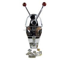 Commande d'accélérateur de bateau universelle à levier unique et double en alliage de zinc Marine Twin Lever Engine Throttle Control