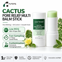 Stick Soin des Pores au Cactus Marque Blanche 20g – Hydratant Apaisant Équilibrant à l'Huile de Squalane, Zinc PCA et Adénosine pour Soin Quotidien du Visage