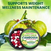 Gélules amincissantes rapides OEM en gros, extrait de peau de Garcinia Cambogia Halal 1500mg HCA, coupe-faim pour la perte de poids