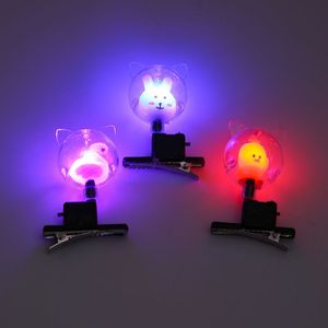 <b>LED</b> Flashing Bubble <b>Ball</b> Hair Clip Cartoon Light-Up Toy Plastic For Children 5 To 7 Years Unisex - Product Image 1