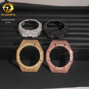 Boîtier de montre Hip Hop personnalisé en laiton, serti de moissanite VVS, style Iced Out, pour GA2100 - Product Image 5
