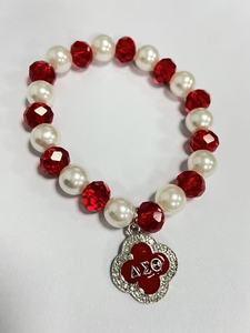 <strong>Red</strong> Color Sigma Pear White and Silver Plating <strong>Bracelet</strong> Large Mariner DST Alloy Necklace <strong>Bracelet</strong> - Product Image 6