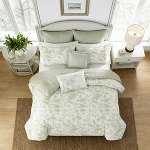 Juego de Edredón <span class=keywords><strong>Natalie</strong></span> Estampado 100% Algodón, Lavable a Máquina, para Todas las Estaciones, Agradable al Tacto, 10 Piezas - Product Image 1