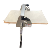 Machine à modeler l'argile manuelle, rouleau à plaques avec épaisseur de pressage réglable pour argile, robuste et portable, pour table.