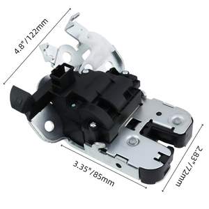 Conjunto de cerradura de puerta de tapa de <span class=keywords><strong>maletero</strong></span> de coche para <span class=keywords><strong>AUDI</strong></span> Skoda actuador de pestillo de bloqueo inferior de puerta trasera 8K9827505 3TD827505 8R0827505 - Product Image 4