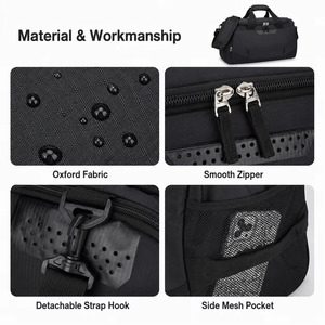 Borsa Sportiva Impermeabile con Logo Personalizzato, Grande Capacità, Separazione Asciutto/Bagnato, Borsa da Palestra e <span class=keywords><strong>Nuoto</strong></span> per Uomo - Product Image 4