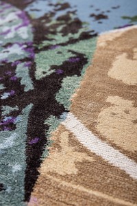 Modern Luxury Hand Knotted Tibetan Wool Silk Carpet Handmade Premium Area Rug Custom Size for Living Room Hotel Lobby Office - Product Image 2