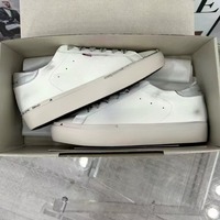 Chaussures de sport de luxe pour hommes et femmes, en cuir véritable, pour l'hiver et le printemps, avec empeigne en mesh, semelle intermédiaire en caoutchouc, haute qualité, pour l'extérieur