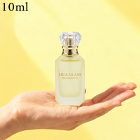 Venta al por Mayor 2026: Botella de Perfume Octogonal de Vidrio de 10 ml, Tamaño de Bolsillo, con Tapa Facetada Transparente, Logotipo Personalizado OEM Disponible