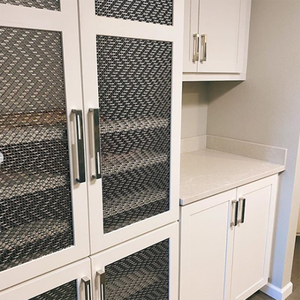 커튼 캐비닛 도어 용 스테인레스 스틸 황동 금속 골드 컬러 장식 압착 짠 와이어 메쉬 - Product Image 3