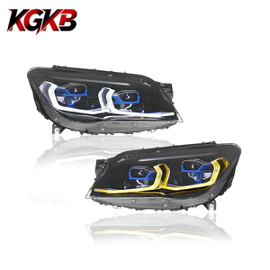 ชุดไฟหน้า LED KGKB สำหรับรถยนต์ซีรีส์ 7 รุ่น F01 F02 ปี 2009-2015 อัพเกรดเป็น G12 ไฟ DRL สองสี 6500K เลนส์โปรเจคเตอร์ แบบเสียบใช้งานได้ทันที เทคโนโลยี LED - Product Image 1