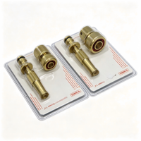 Buse de pulvérisation réglable en laiton de 3/4 pouces pour jardin avec raccord rapide pour tuyau, idéale pour le lavage de voitures et l'arrosage des pelouses