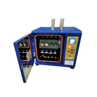 Machine à rouler verticale pneumatique électrique pour petits échantillons de tissus en fibres de coton, équipement de test de tissus pour laboratoires textiles