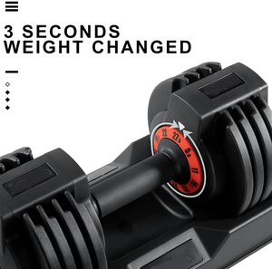 27.5lb quả tạ nhanh chóng và dễ dàng điều chỉnh trọng lượng phạm vi rộng kích thước nhỏ tiết kiệm không gian nhà Thiết bị tập thể dục - Product Image 3