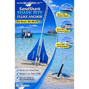 สมอเรือ SandShark 5 ปอนด์ 2 กิโลกรัม แบบ Fluke ดีไซน์แกนยืดหดได้ เหมาะสำหรับเรือขนาด 16-30 ฟุต - Product Image 2