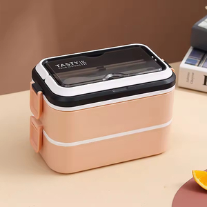 1L Rectangle Portable Leak Proof Heatable <b>Stackable</b> Single Tier Stainless Steel Children's <b>Lunch</b> <b>Box</b> with Freshness Preservation - Product Image 3