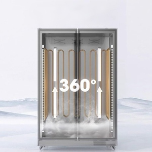 Refrigerador de Doble Puerta de Acero Inoxidable con Vidrio para Colgar Carne, para Almacenamiento de Carne de Res - Product Image 3