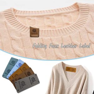 Étiquette en cuir PU personnalisée de haute qualité en gros, logo gaufré, patch en cuir pour jeans, étiquette de sac, étiquette en PU - Product Image 4