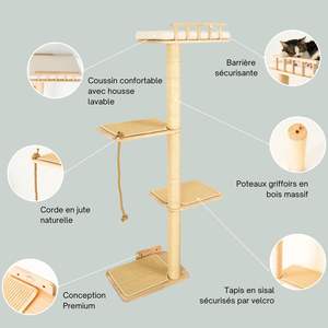 <span class=keywords><strong>Casa</strong></span> <span class=keywords><strong>de</strong></span> árbol <span class=keywords><strong>de</strong></span> madera personalizable condominio <span class=keywords><strong>de</strong></span> árbol <span class=keywords><strong>de</strong></span> rascar <span class=keywords><strong>de</strong></span> escalada grande <span class=keywords><strong>de</strong></span> lujo moderno <span class=keywords><strong>con</strong></span> raspadores y cama para gatos directo <span class=keywords><strong>de</strong></span> fábrica - Product Image 4