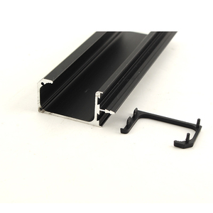 35mm Hidden Concealed <strong>Matt</strong> <strong>Black</strong> G Shape Kitchen Cabinet <strong>Door</strong> Handle Long Handle Aluminum Profile for Bedroom Villa Furniture - Product Image 3