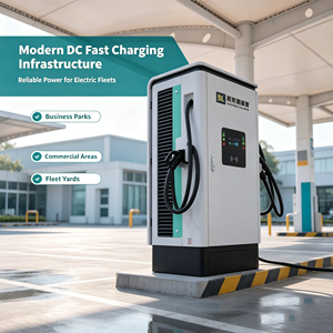 สถานีชาร์จรถยนต์ไฟฟ้าแบบเร็ว DC 120kW ใหม่ ได้รับการรับรองมาตรฐาน CE รองรับ OCPP สำหรับใช้งานเชิงพาณิชย์ พร้อมหัวชาร์จ 2 หัว ระดับ IP54 สำหรับใช้งานกลางแจ้ง - Product Image 1