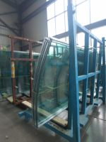 Panneaux de verre incurvés courbés à chaud de la Chine verre feuilleté trempé clair pour le verre de construction