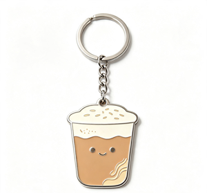 พวงกุญแจแก้วน้ำเคลือบโลหะ ของที่ระลึก ของขวัญ - Product Image 3