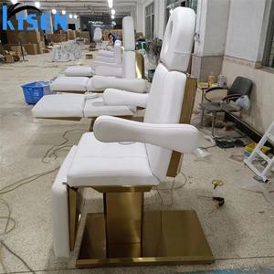 2025 Foshan Kisen Factory 3 motores con controlador de pie <span class=keywords><strong>Glory</strong></span> <span class=keywords><strong>Hole</strong></span> cama de belleza eléctrica mesa de masaje con cubierta para la venta - Product Image 4