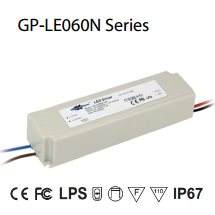 เครื่องแปลงไฟฟ้าน้ำแข็ง LED Le060n 42C 60W 1400mA ช่องสัญญาณเดียว AC DC Ip67กันน้ำ - Product Image 1