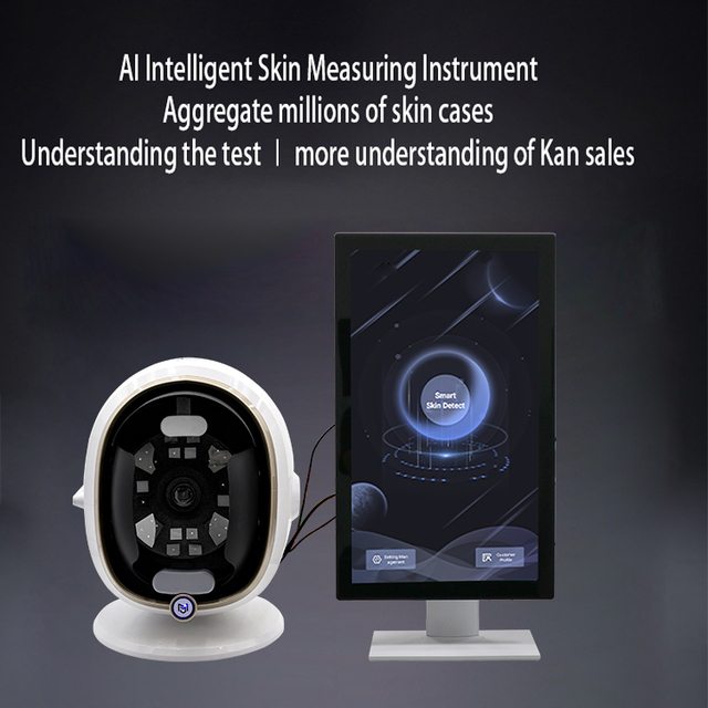 Smart Skin Analyzer 3D Intelligent Scanner  3D Mirror Automatic Portable Screen Facial Skin Scanner Skin Analyzer