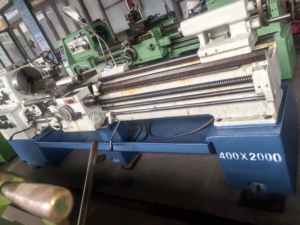Torno Horizontal Manual Usado Dalian 6140 en Buen Estado <span class=keywords><strong>de</strong></span> Funcionamiento 2000MM 400X2000MM Precio Bajo - Product Image 4