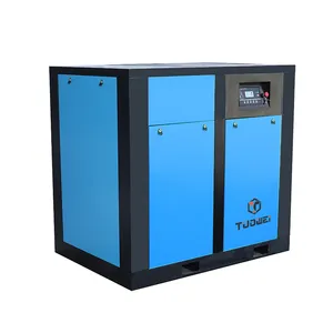 El mejor precio 75Kw 100Hp Compresor de aire de tornillo rotativo industrial de refrigeración por aire estacionario para planta de fabricación