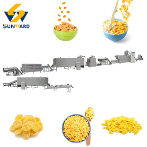 Ligne de production automatique de céréales pour petit-<span class=keywords><strong>d</strong></span>éjeuner, extrudeuse de cornflakes, ligne de production de flocons <span class=keywords><strong>d</strong></span>'<span class=keywords><strong>avoine</strong></span> et de corn flex - Product Image 2