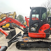   Excavator Mini Tanpa Ekor KX155-5 Ultra-kecil Swing 5.5Ton 5.5T untuk Teknik Kehutanan