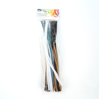 Nettoyants de tuyaux neutres 5 couleurs, tiges en chenille pliables pour les activités manuelles en classe pour enfants, les activités pédagogiques et les projets STEM