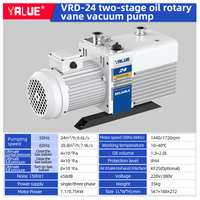 Pompe à vide rotative à deux étages VRD 24 professionnelle avec filtration de la brume d'huile pour des systèmes d'extraction industriels fiables